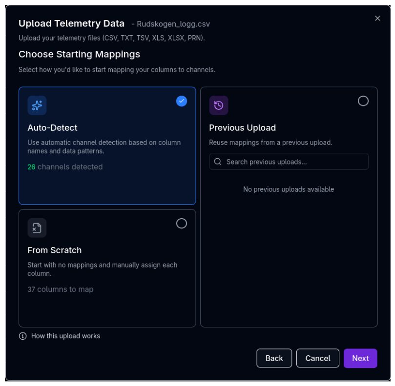 Mapping Source Selection