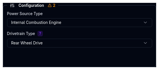 Powertrain Configuration